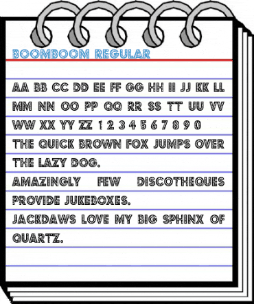 Boomboom Regular Font
