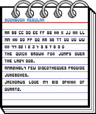 BoonBoon Regular Font