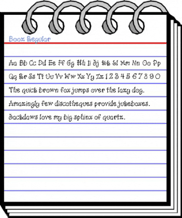 Booz Regular Font