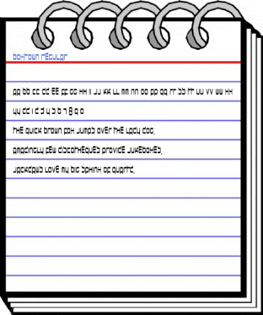 Boxtown Regular Font