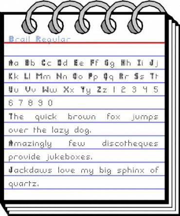 Brail Regular Font