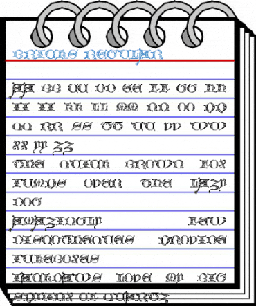 Bricks Regular Font
