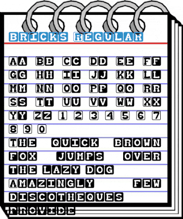 bricks Regular Font