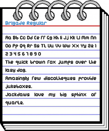 Brigade Regular Font