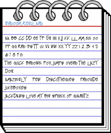 Broom Regular Font