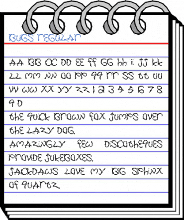 Bugs Regular Font