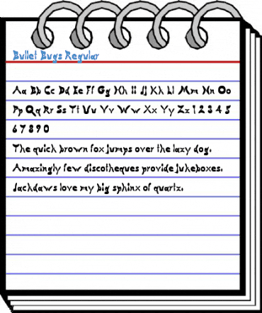 Bullet Bugs Regular Font