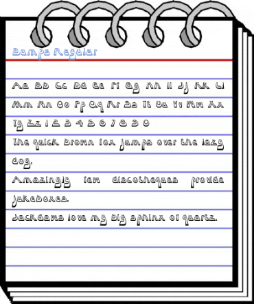 Bumps Regular Font