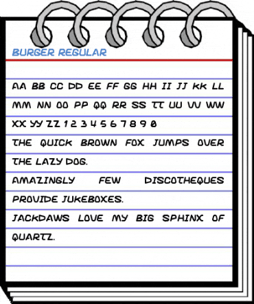 Burger Regular Font