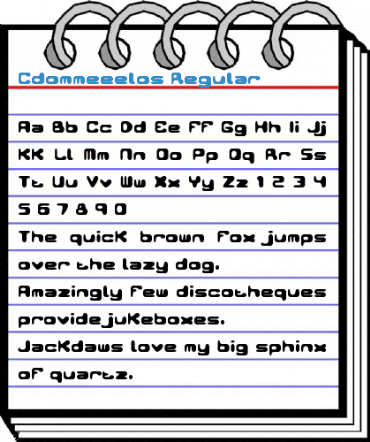 Cdommeeelos Regular Font