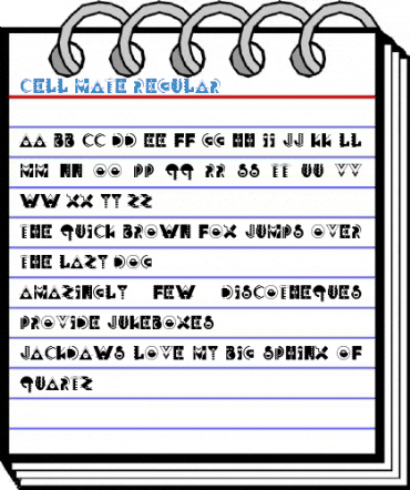 Cell Mate Regular Font