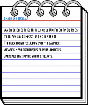 Chanakya Regular Font
