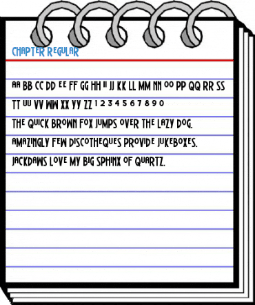 Chapter Regular Font