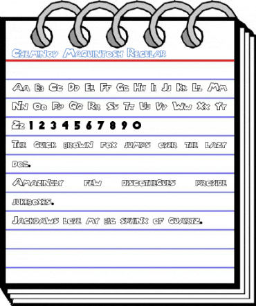 Cheminov Maquintosh Regular Font