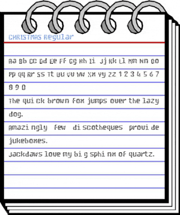 CHRISTMAS Regular Font