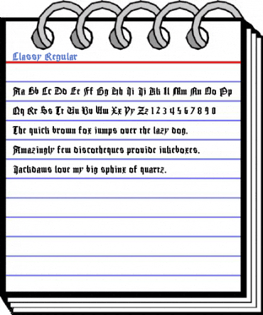 Classy Regular Font