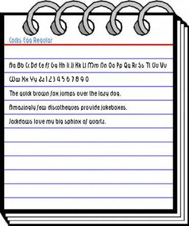 Cocks Egg Regular Font
