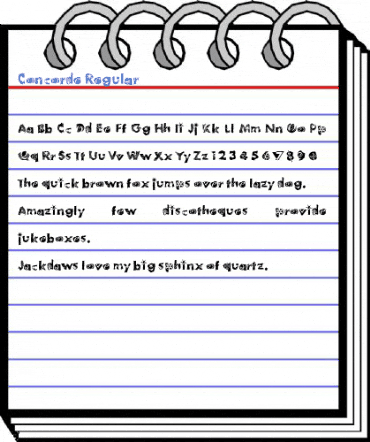 Concorde Regular Font