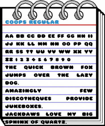 Coops Regular Font