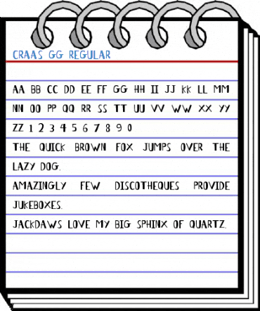 Craas Gg Regular Font