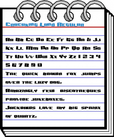 Cracaking Land Regular Font