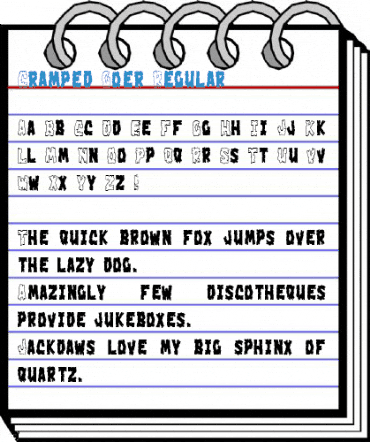 Cramped Goer Regular Font