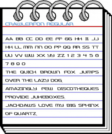 Crawlerfon Regular Font