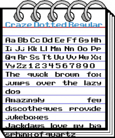 Craze Dotted Regular Font