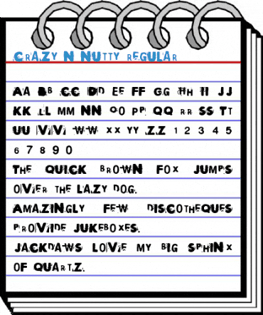 Crazy n Nutty Regular Font