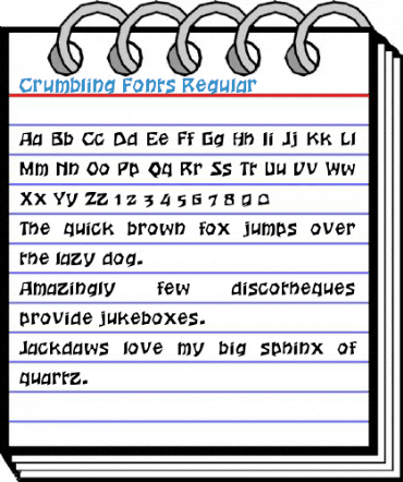 Crumbling Fonts Regular Font