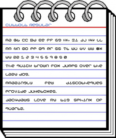 Cutbolt Regular Font