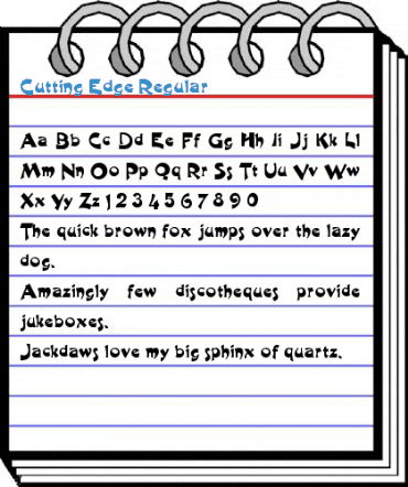 Cutting Edge Regular Font