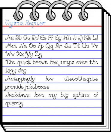 Cyprus Regular Font