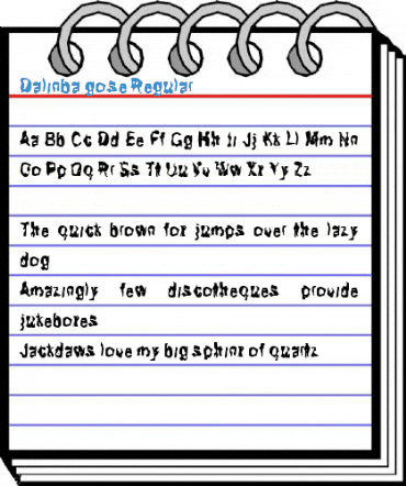 Dalinba gose Regular Font