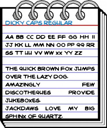 Dicky Caps Regular Font