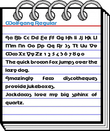 Wolfgang Regular Font