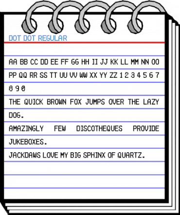 Dot Dot Regular Font
