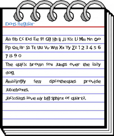 Dots Regular Font