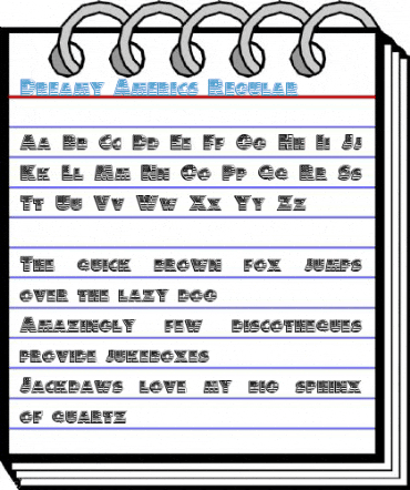 Dreamy Americs Regular Font