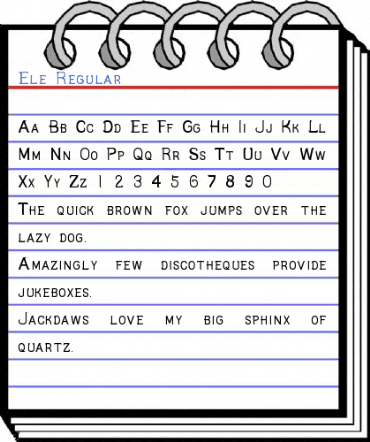 Ele Regular Font