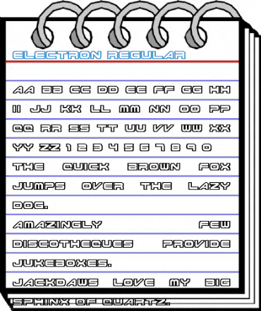 Electron Regular Font