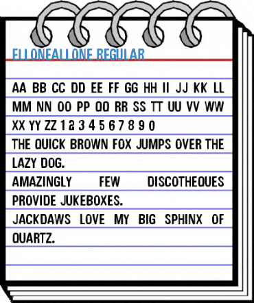 ElloneAllone Regular Font