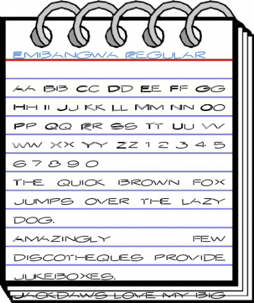 Embangwa Regular Font