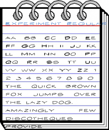 Experiment Regular Font
