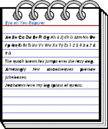 Eye on You Regular Font