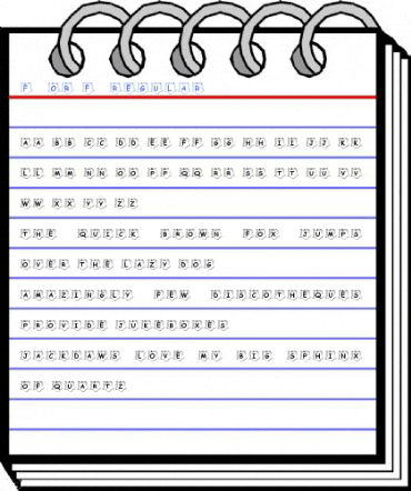 F4 or F5 Regular Font