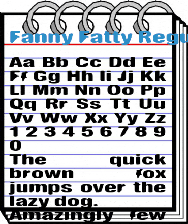 Fanny Fatty Regular Font