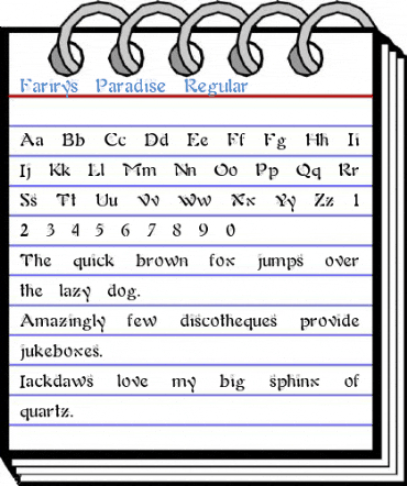 Farirys Paradise Regular Font