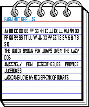 Farm Hut Regular Font