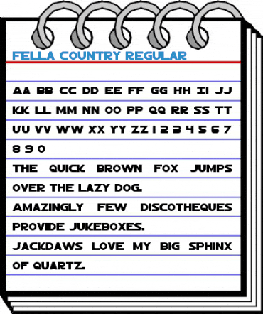 Fella Country Regular Font